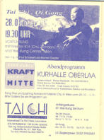 Kurhalle Oberlaa 1995 Ankündigung